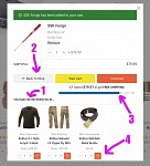 Modifications to popup cart: include Free Shipping progress bar and another one (see details)
